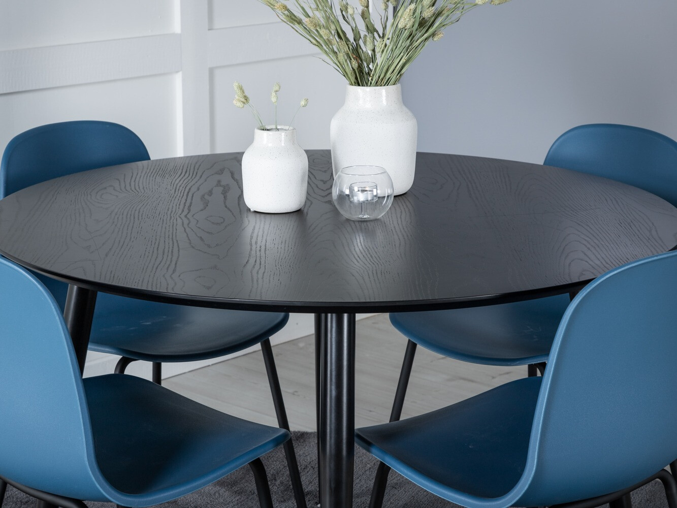 Dining set Dallas 1622 (Blue + Black)