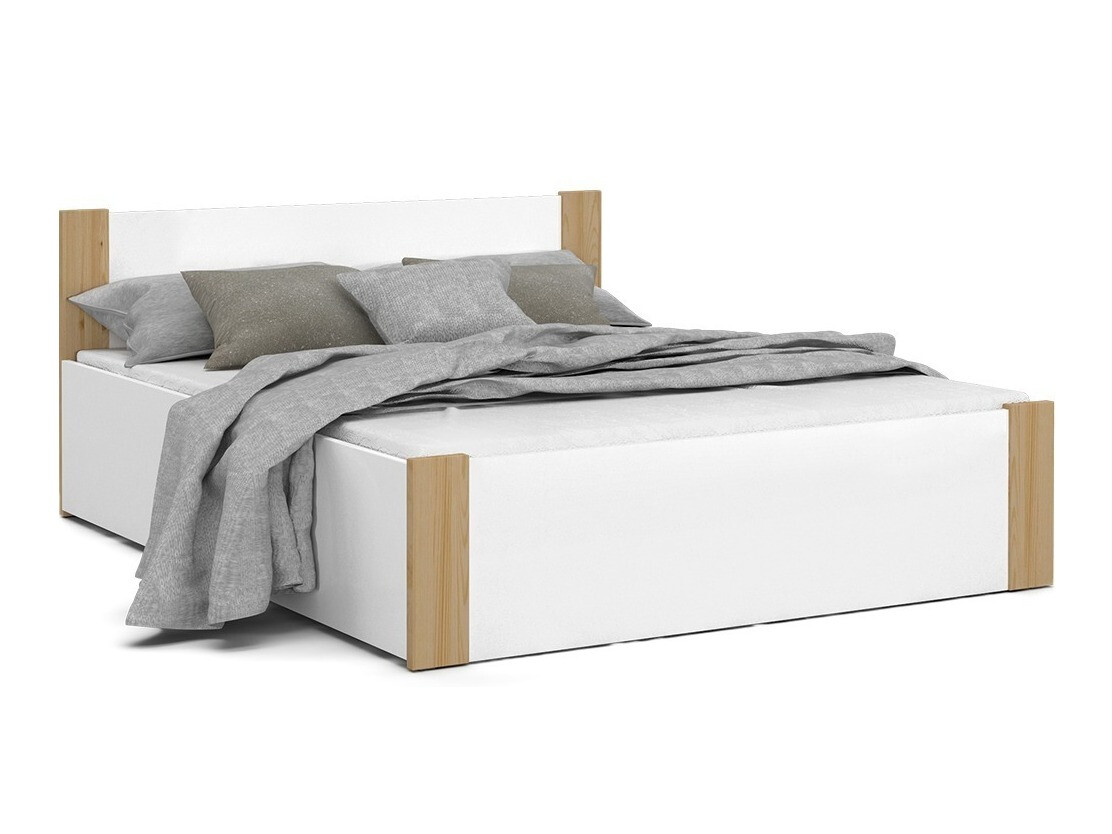 Bed Aurora 154 (White + Pine)