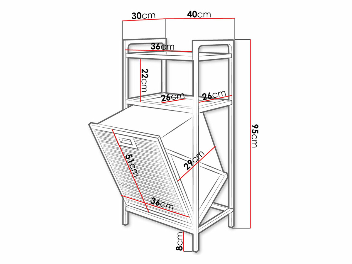 Ράφι μπάνιου Structes