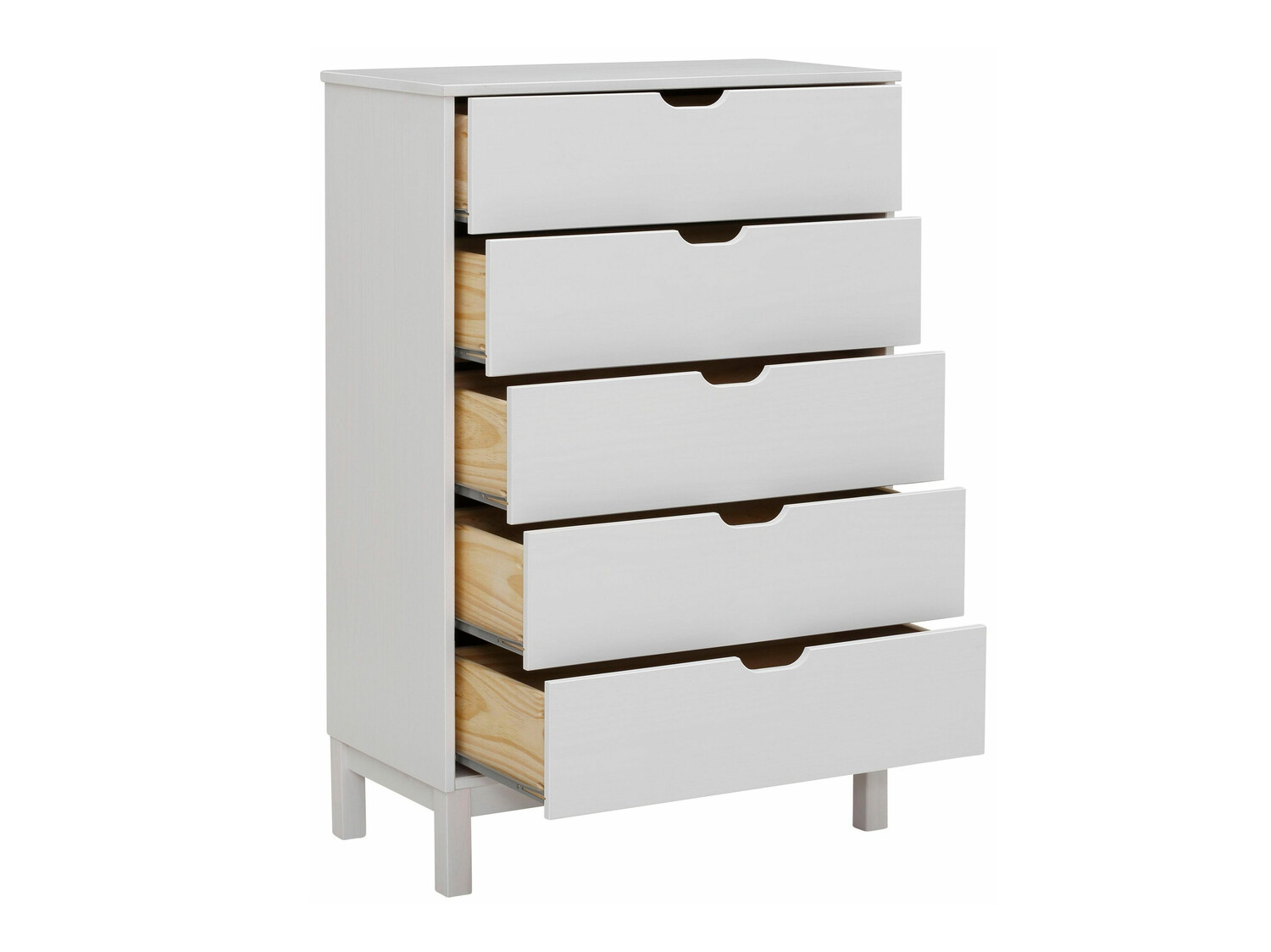 Συρταριέρα Denton 545 (Άσπρο)