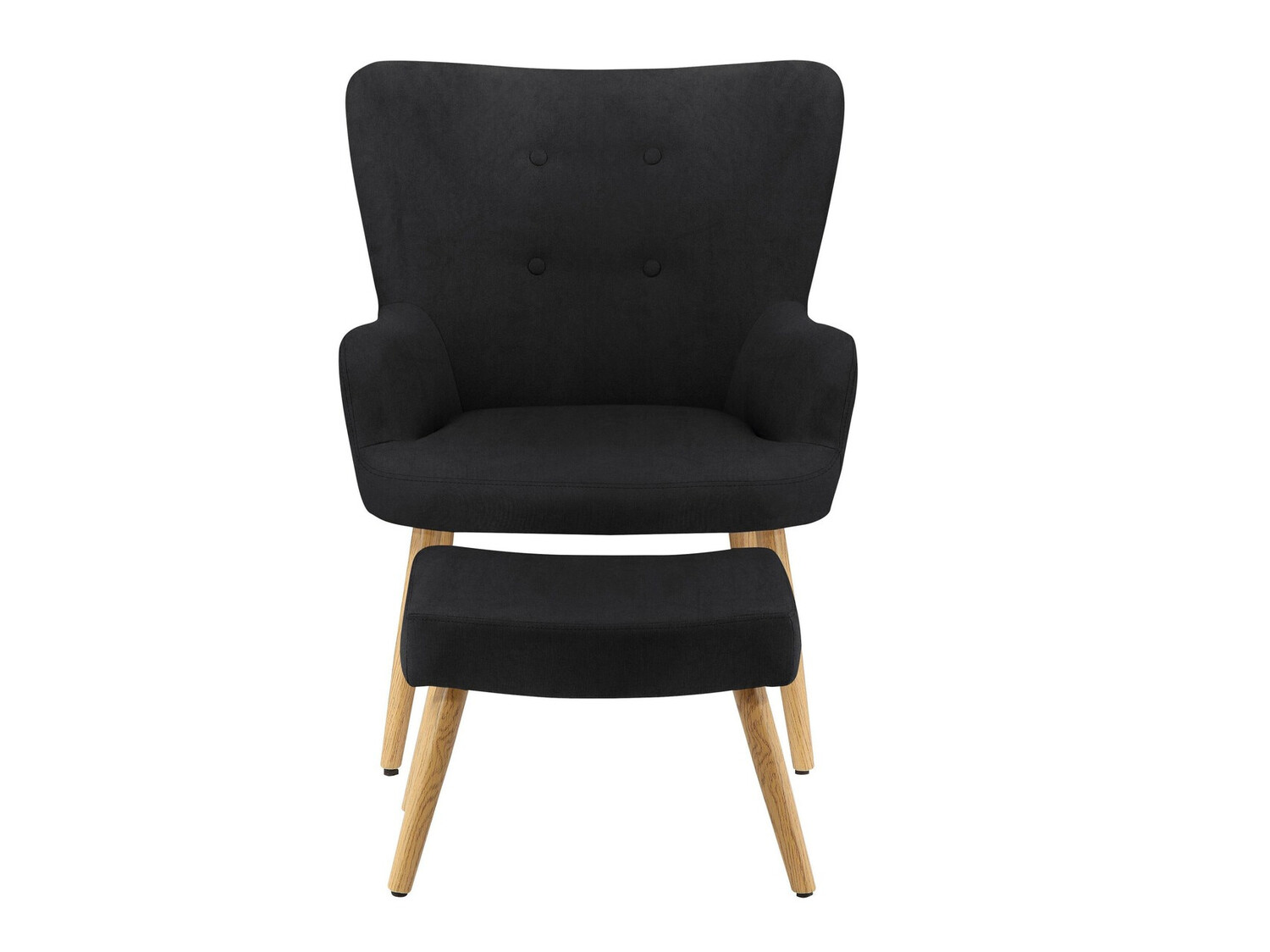 Armchair Denton 326 (Black + Brown)