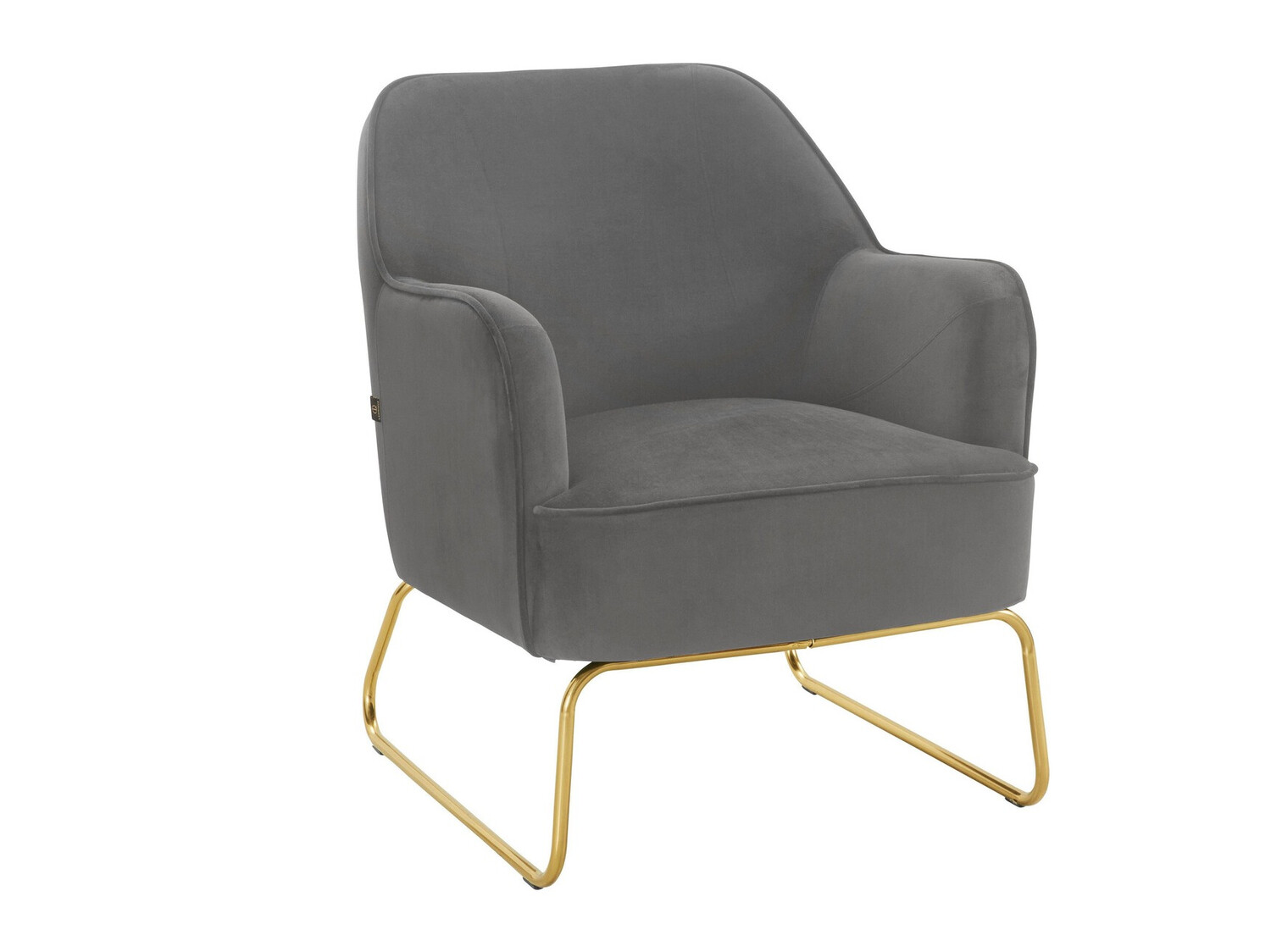 Armchair Denton 327 (Grey + Golden)