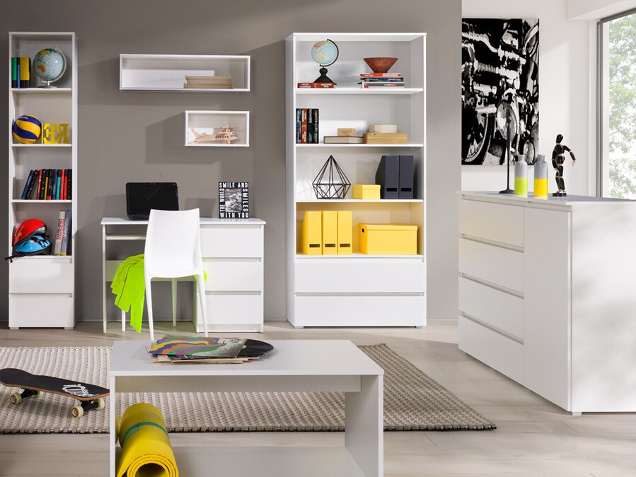 Συρταριέρα Cirdora 104 (Άσπρο)