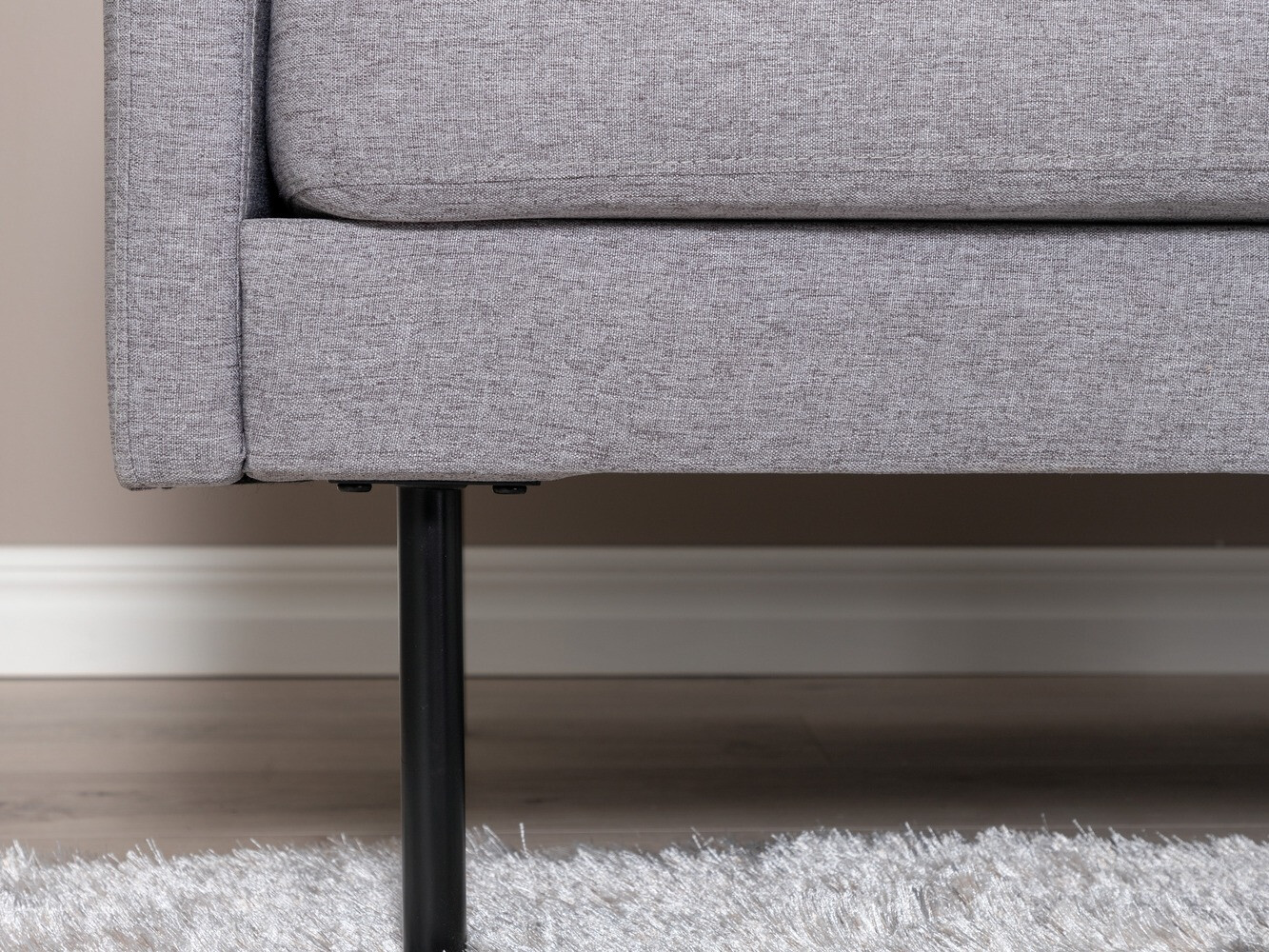 Sofa Fercame 100 (Grey + Black)