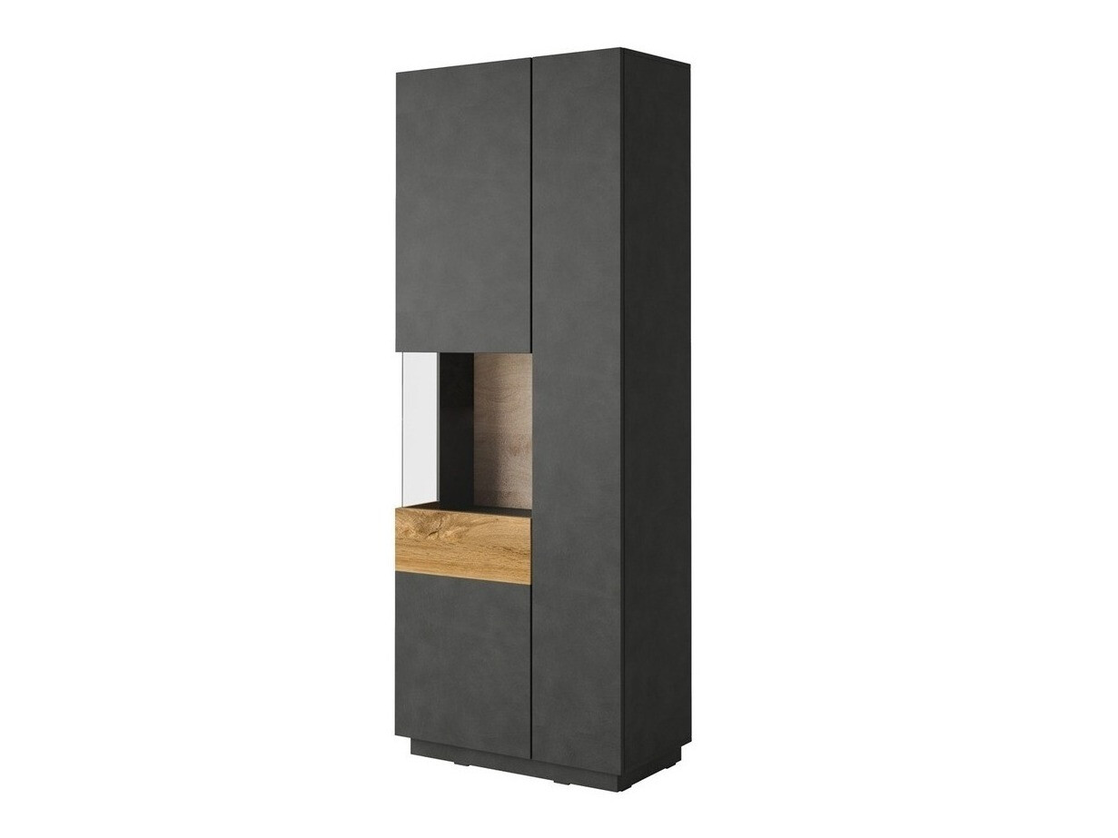 Bookcase Livlore 100 (Matera grey + Wotan Oak)