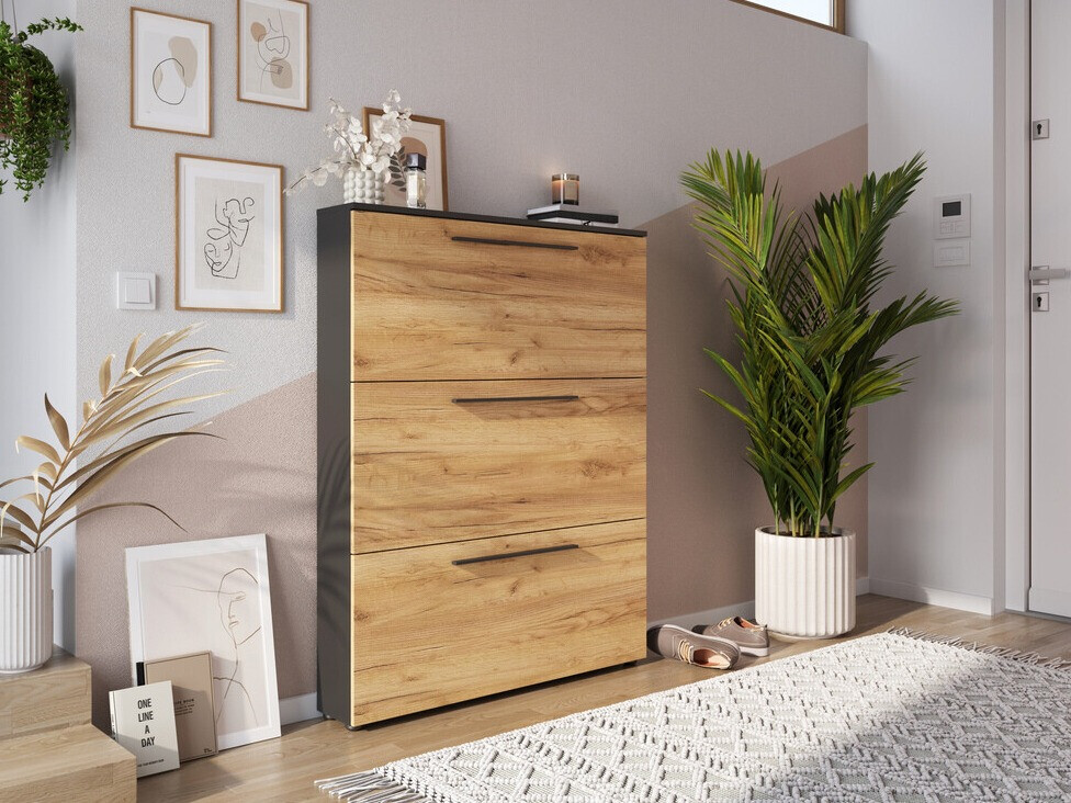 Παπουτσοθήκη Sacramento 350 (Navarra δρυς + Garfitas)