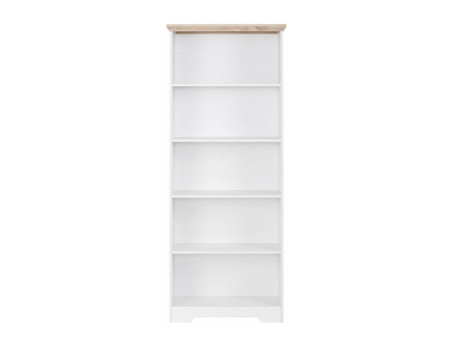 Bookcase Odemela 101 (White + Light oak)