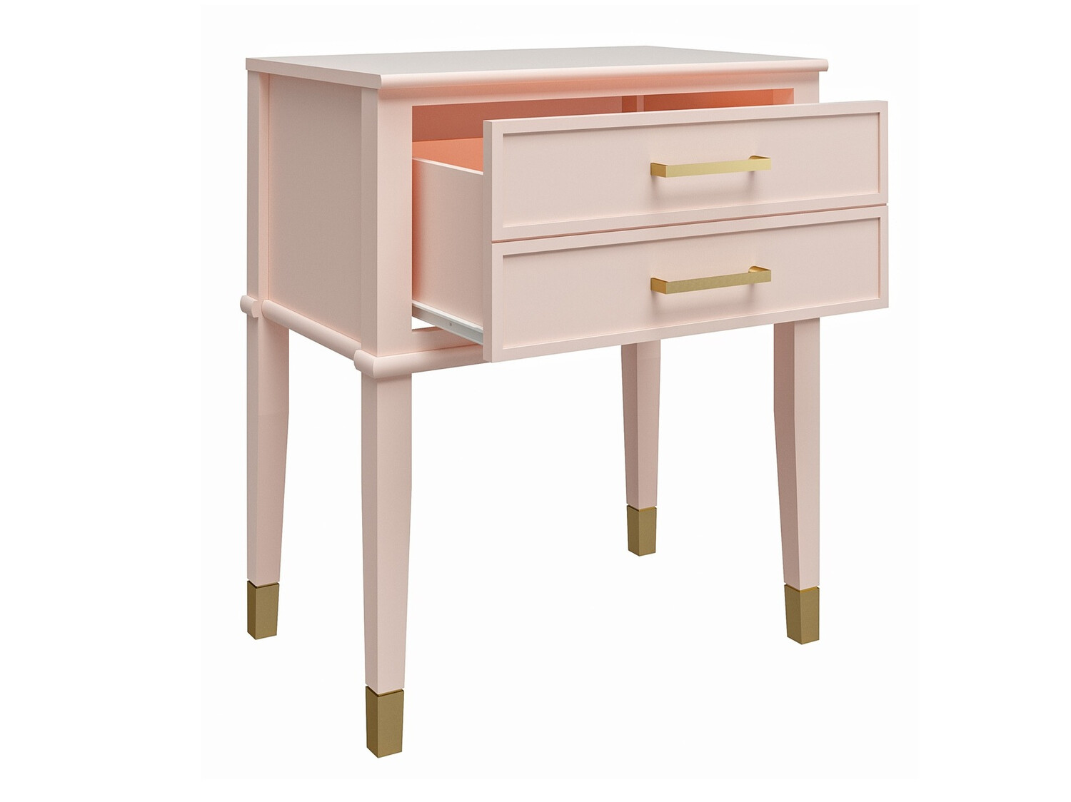 Κομοδίνο CosmoLiving by Cosmopolitan Belromu 104 (Ροζ)