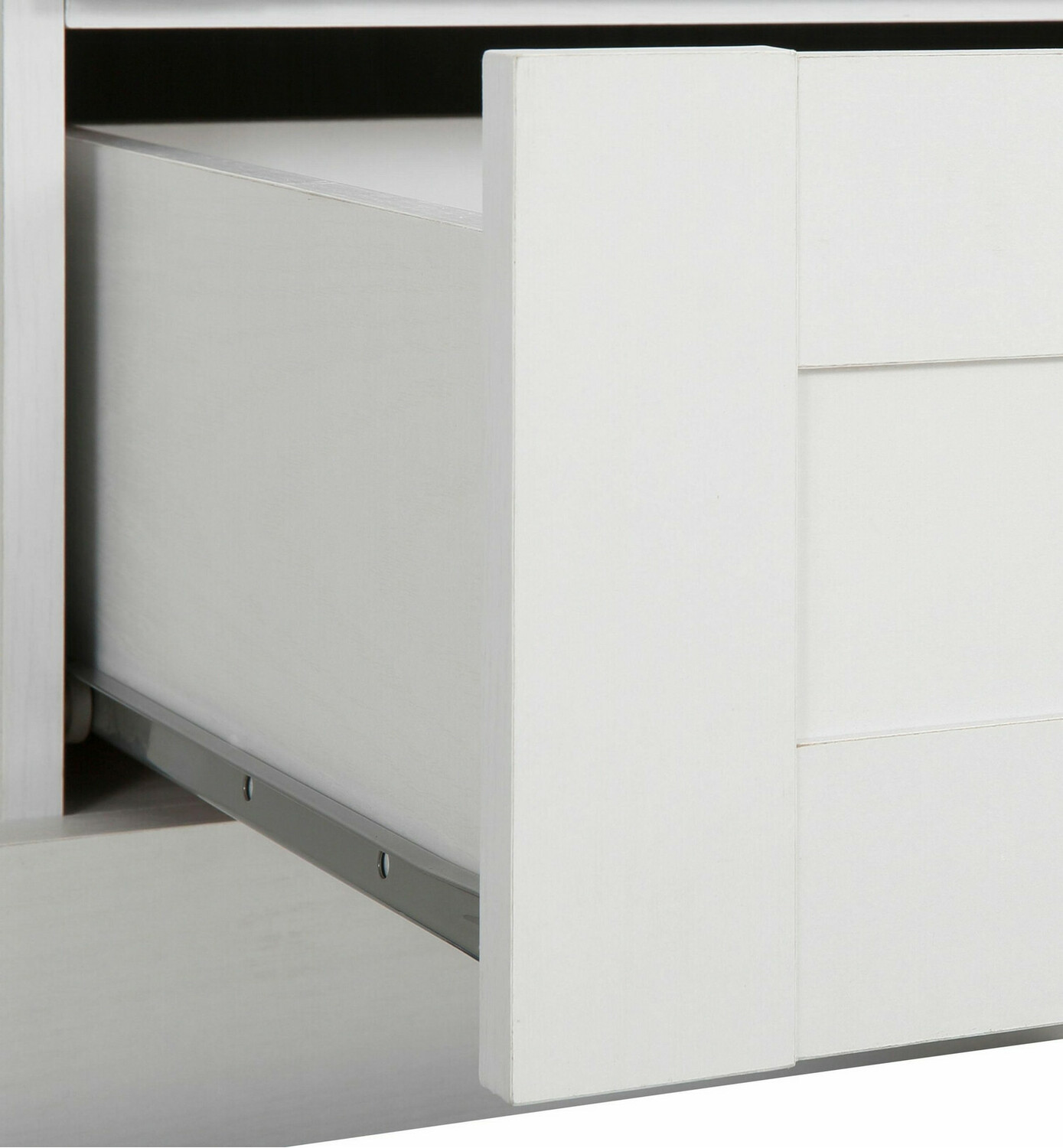 Chest of drawers Lirveri 103 (White + Light oak)