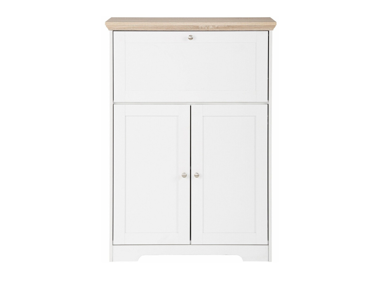 Sideboard Odemela 107 (White + Light oak)