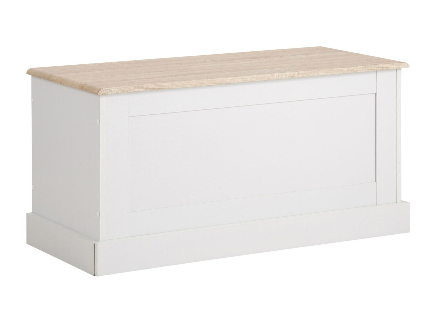 Storage box Lirveri 104 (White + Light oak)