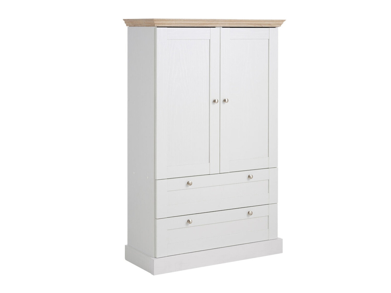 Συρταριέρα Lirveri 102 (Άσπρο + Ελαφριά δρυς)