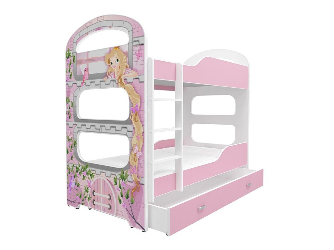 Κουκέτα Aurora 116 (Άσπρο + Ροζ)