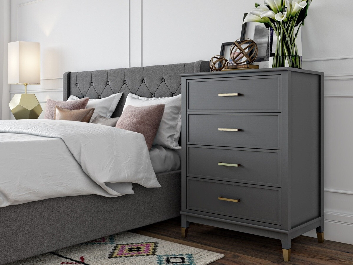 Chest of drawers CosmoLiving by Cosmopolitan Belromu 101 (Graphite)
