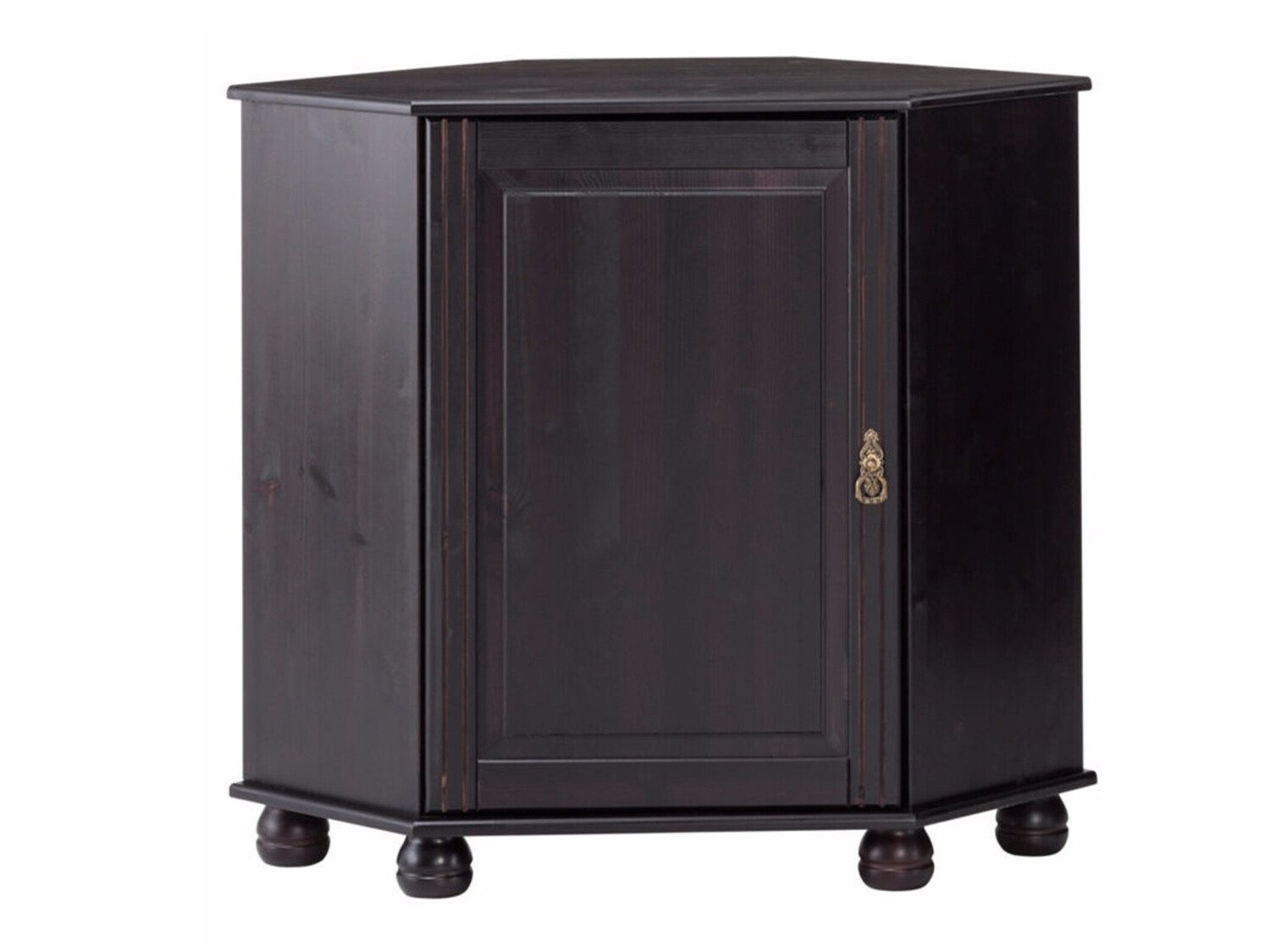 Γωνιακό ντουλάπι Nolcore 105 (Σκούρο καφέ)