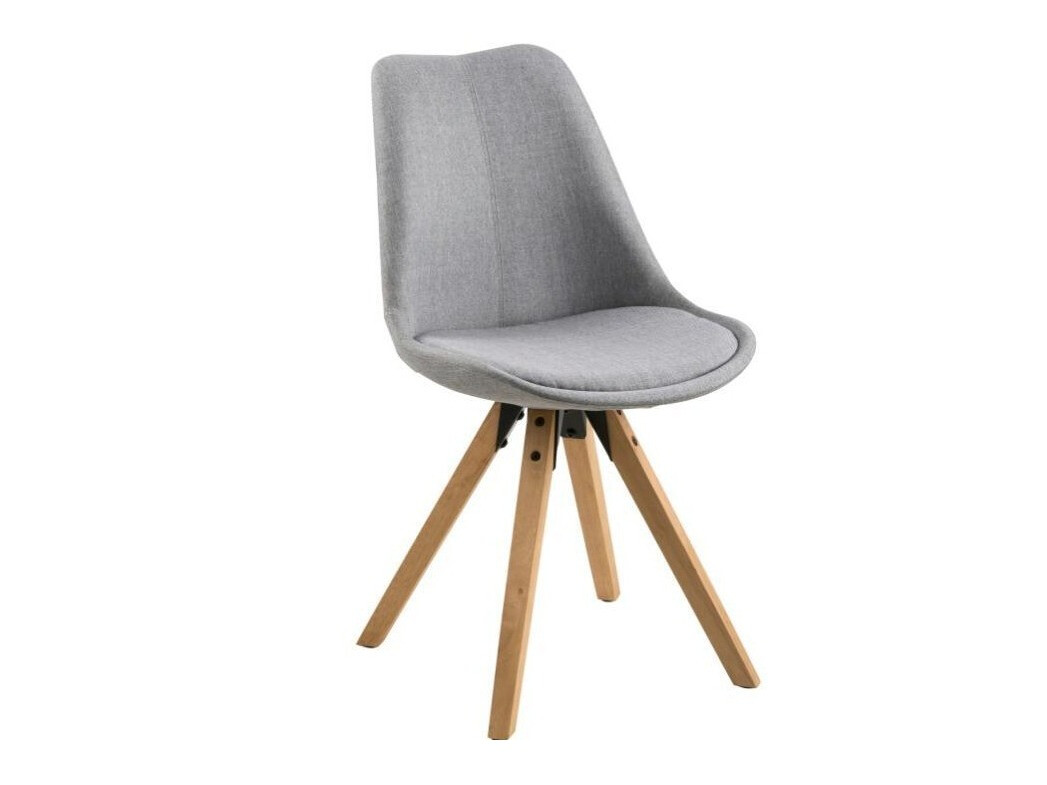 Καρέκλα Norsica 135 (Ανοιχτό γκρι + Ανοιχτό καφέ)