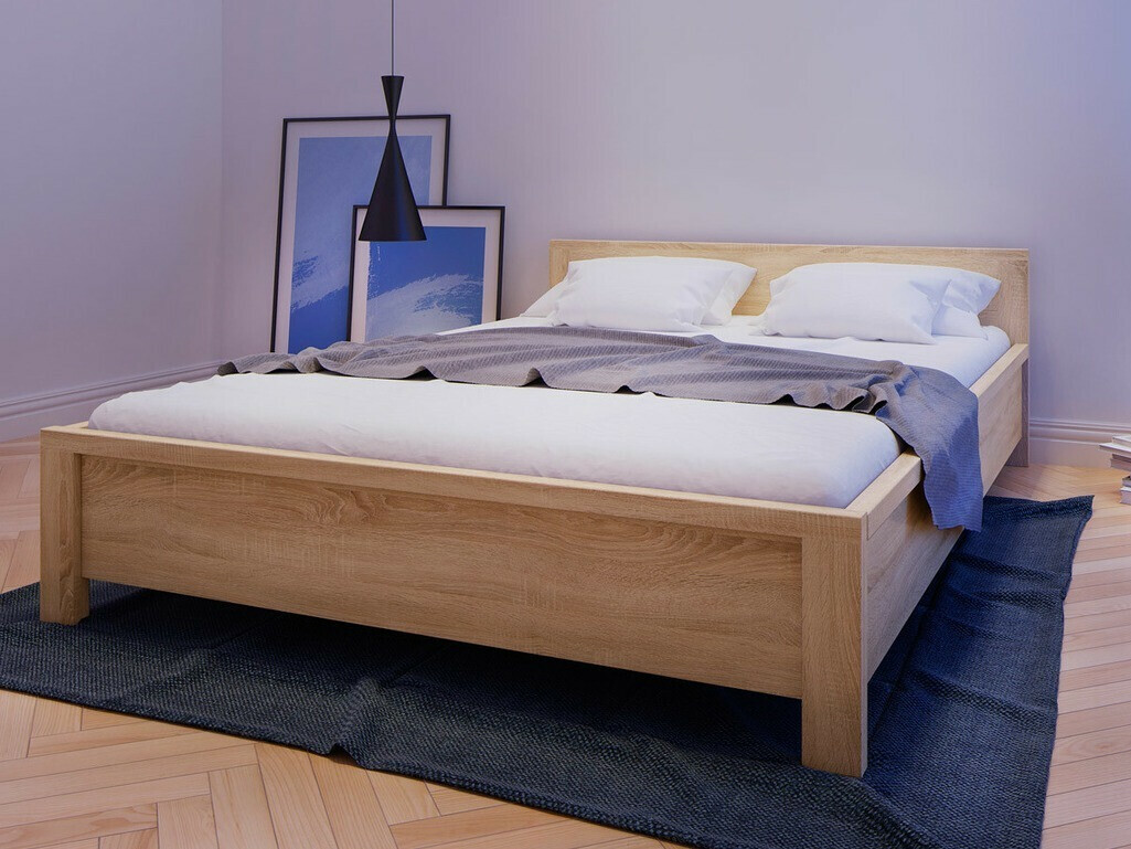 Bed Nolroma 120 (Sonoma oak)