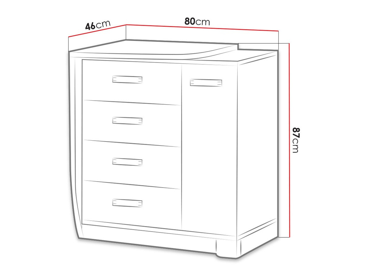 Chest of drawers Tivlue 109