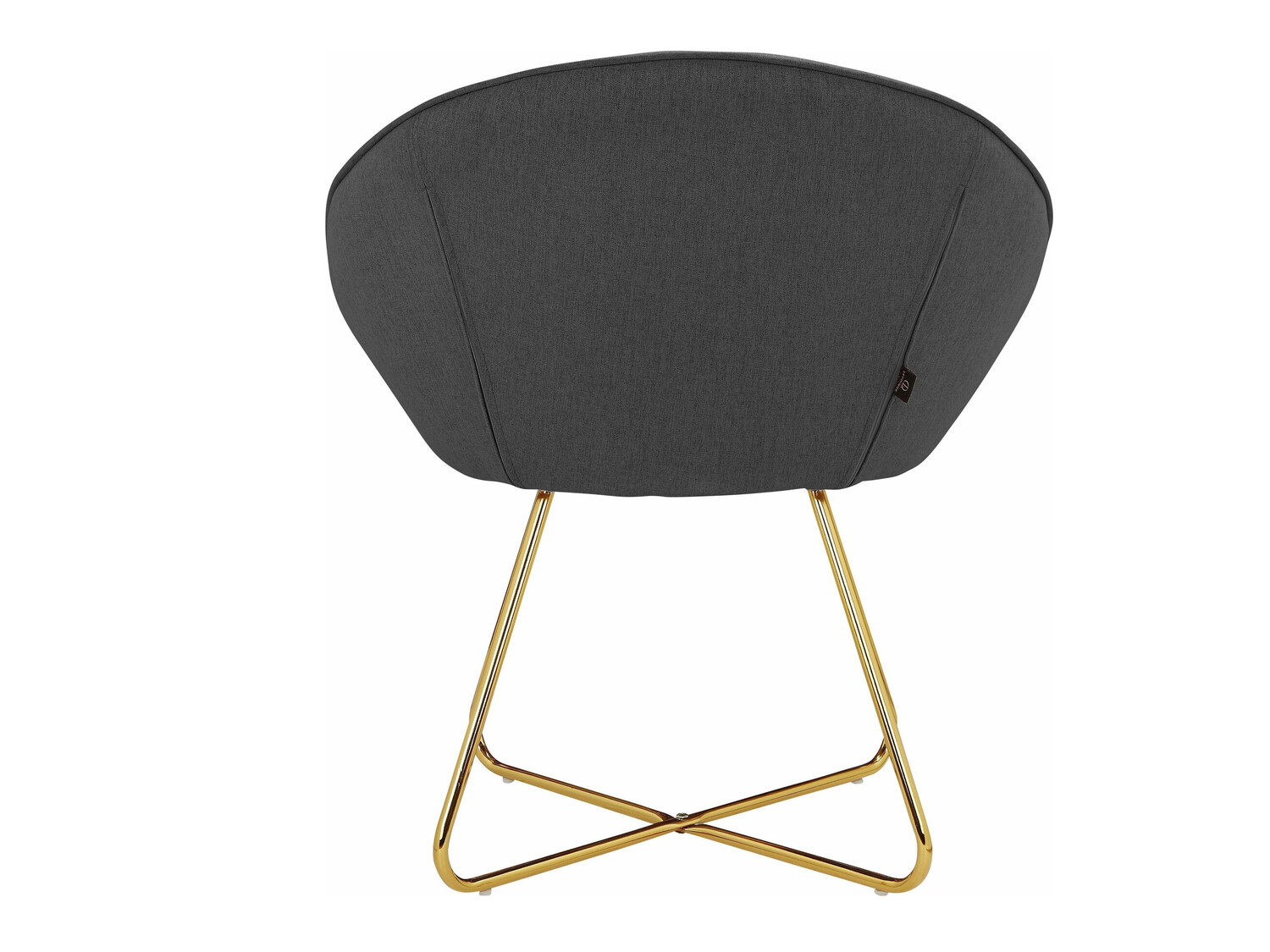 Armchair Denton 416 (Anthracite + Golden)