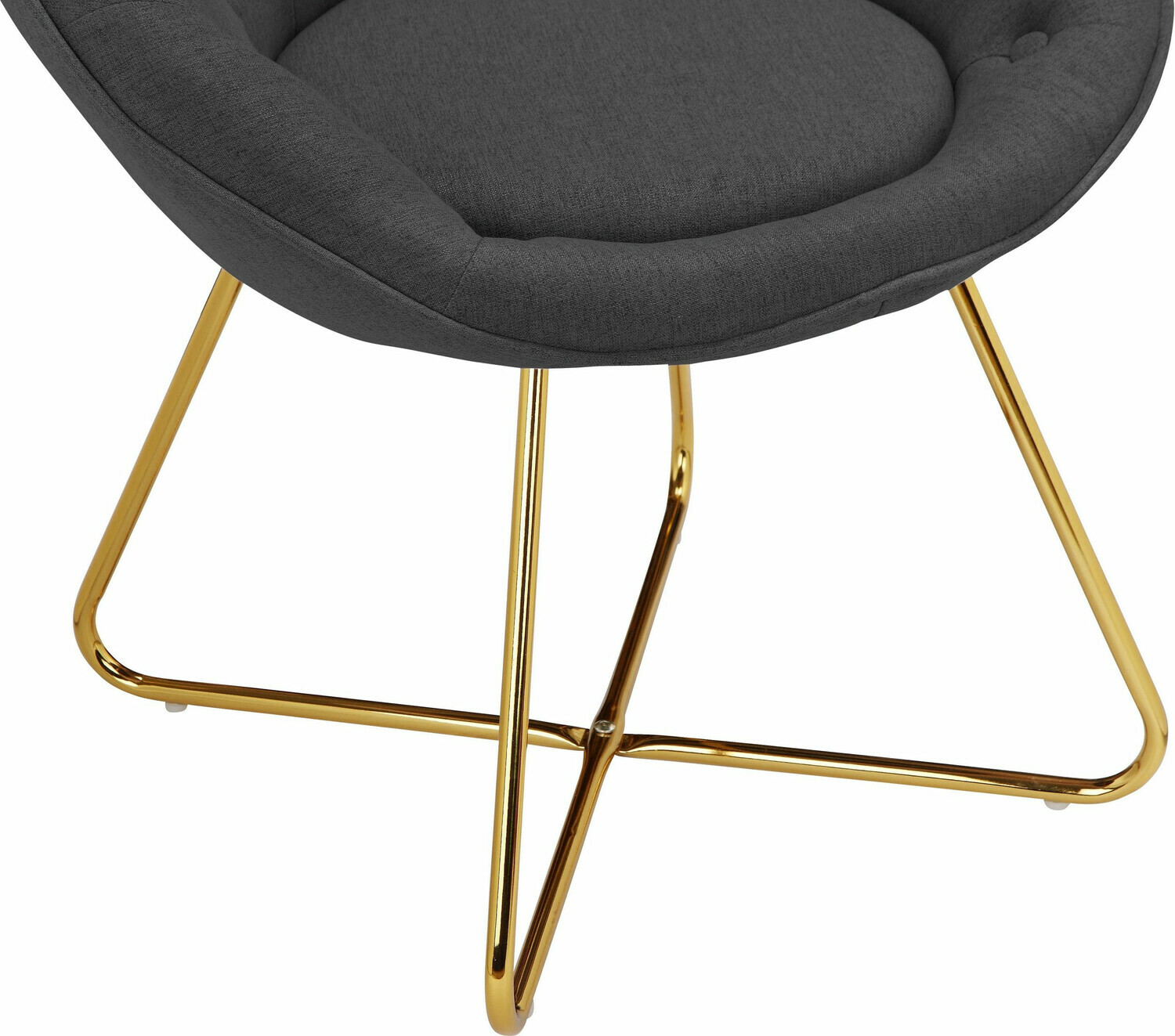 Armchair Denton 416 (Anthracite + Golden)