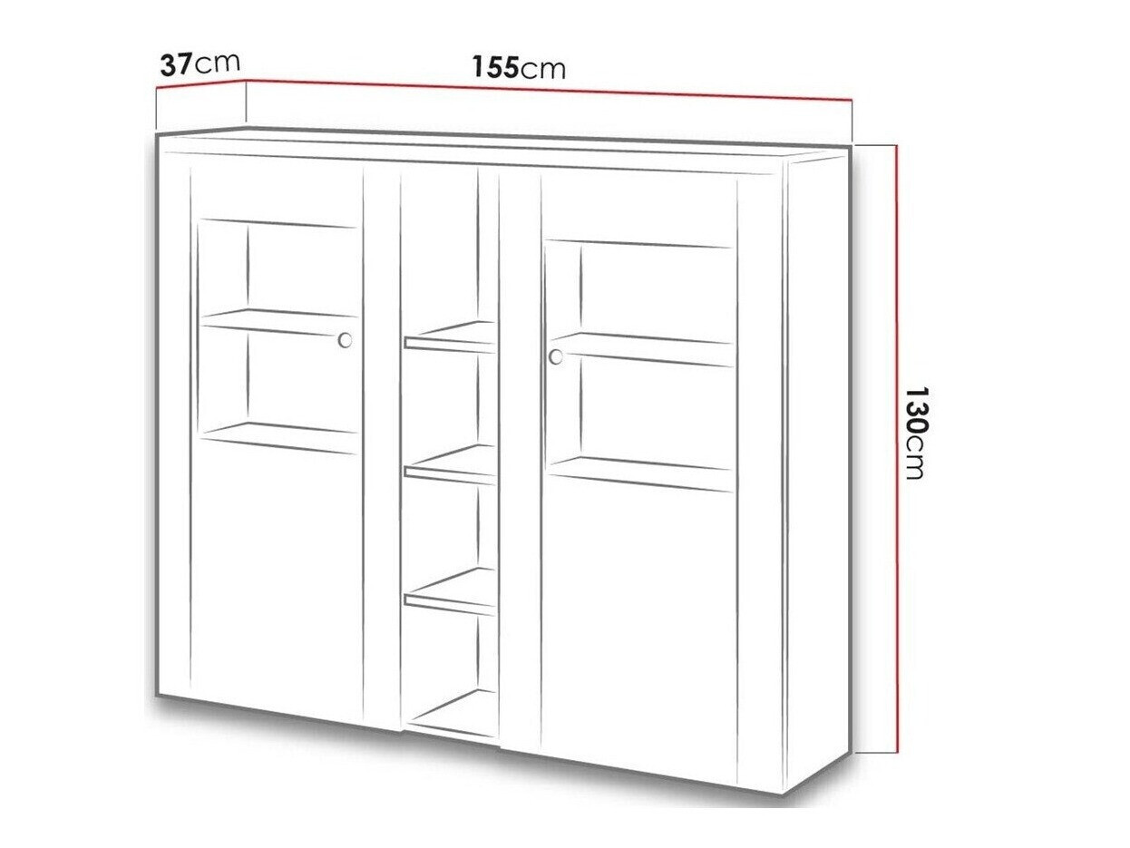 Μπουφέ Salelbo 105 (Καρυδί)