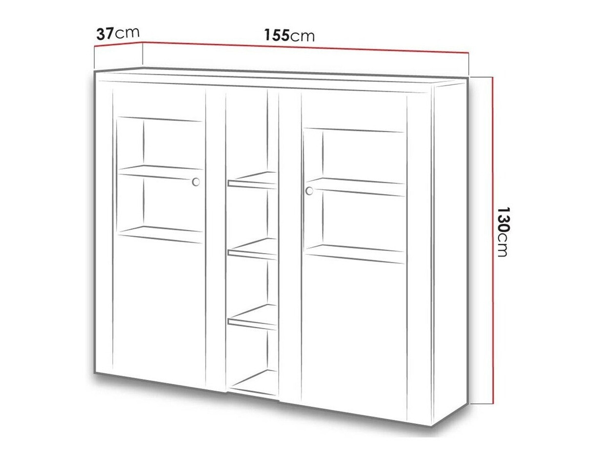 Μπουφέ Salelbo 105 (Riviera δρυς)