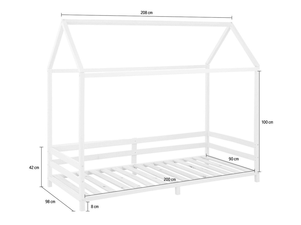 Bed Denton 128 (White)