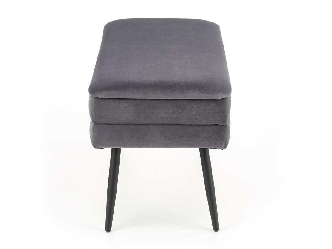 Upholstered bench Houston 1255 (Grey + Black)