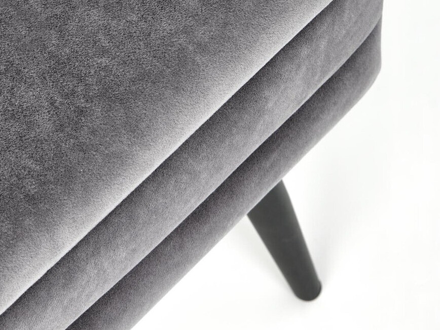 Upholstered bench Houston 1255 (Grey + Black)