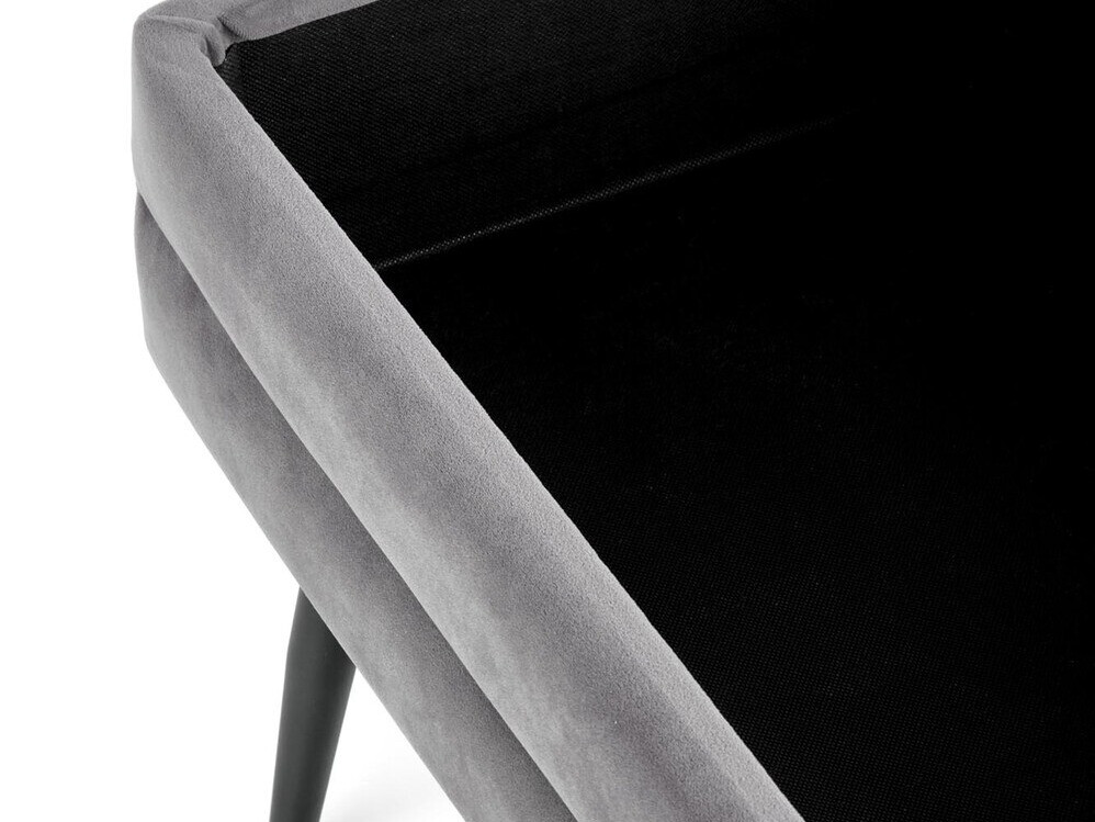 Upholstered bench Houston 1255 (Grey + Black)