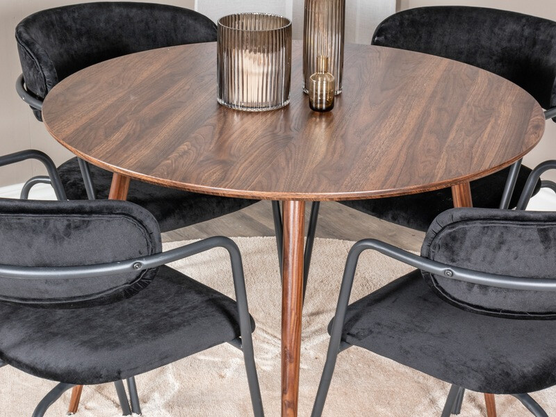 Dining set Dallas 285 (Nut)