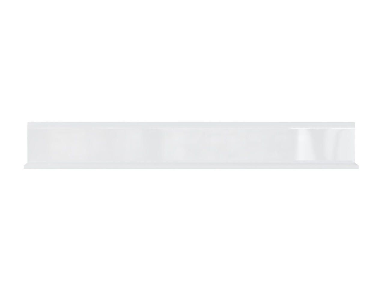 Wall shelf Revelmi 109 (Glossy white + White)