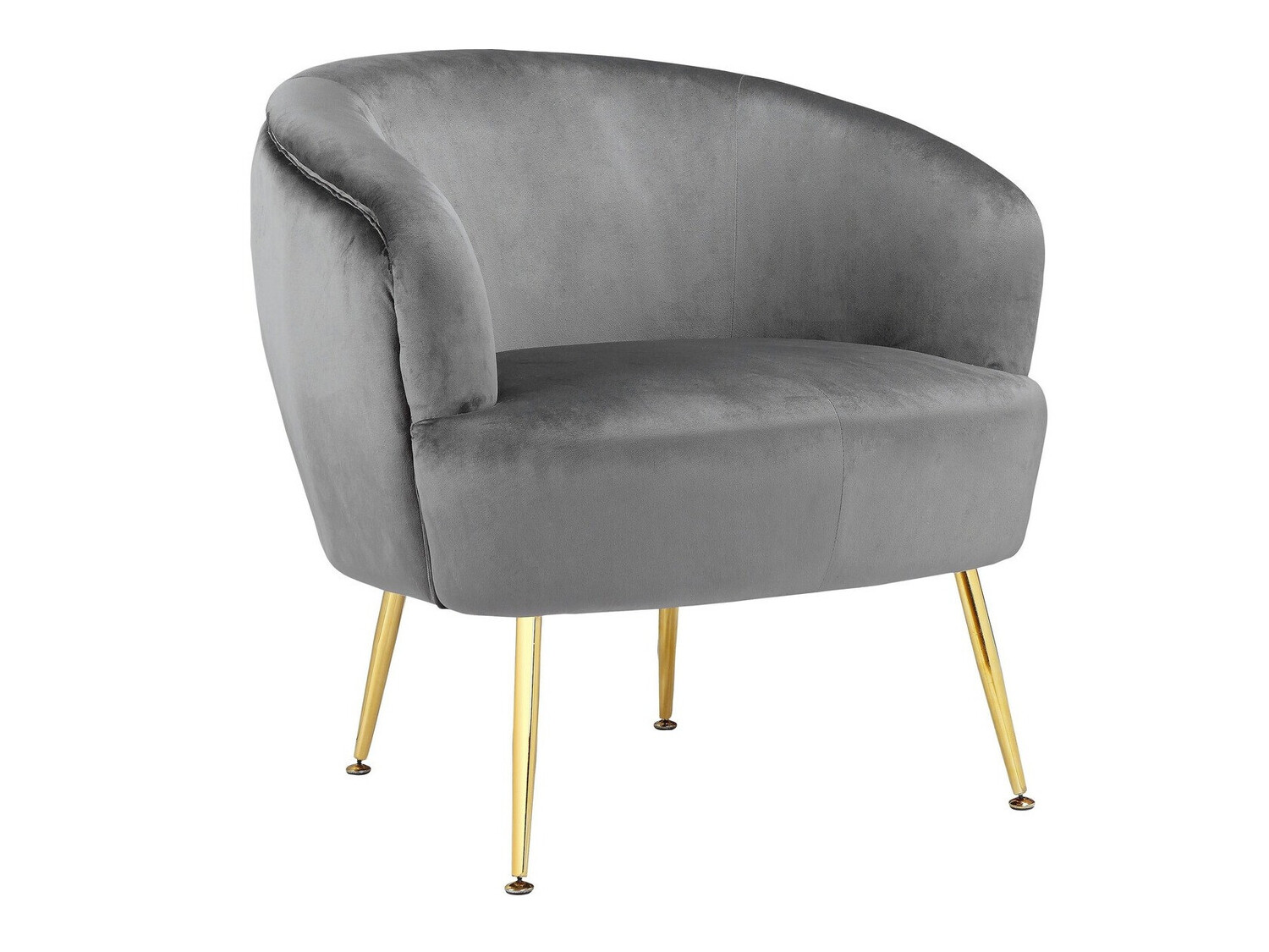 Armchair Denton 232 (Grey + Golden)