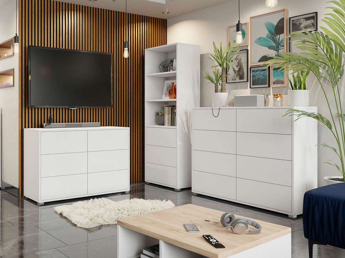 Chest of drawers Comfivo Tutela II (White)