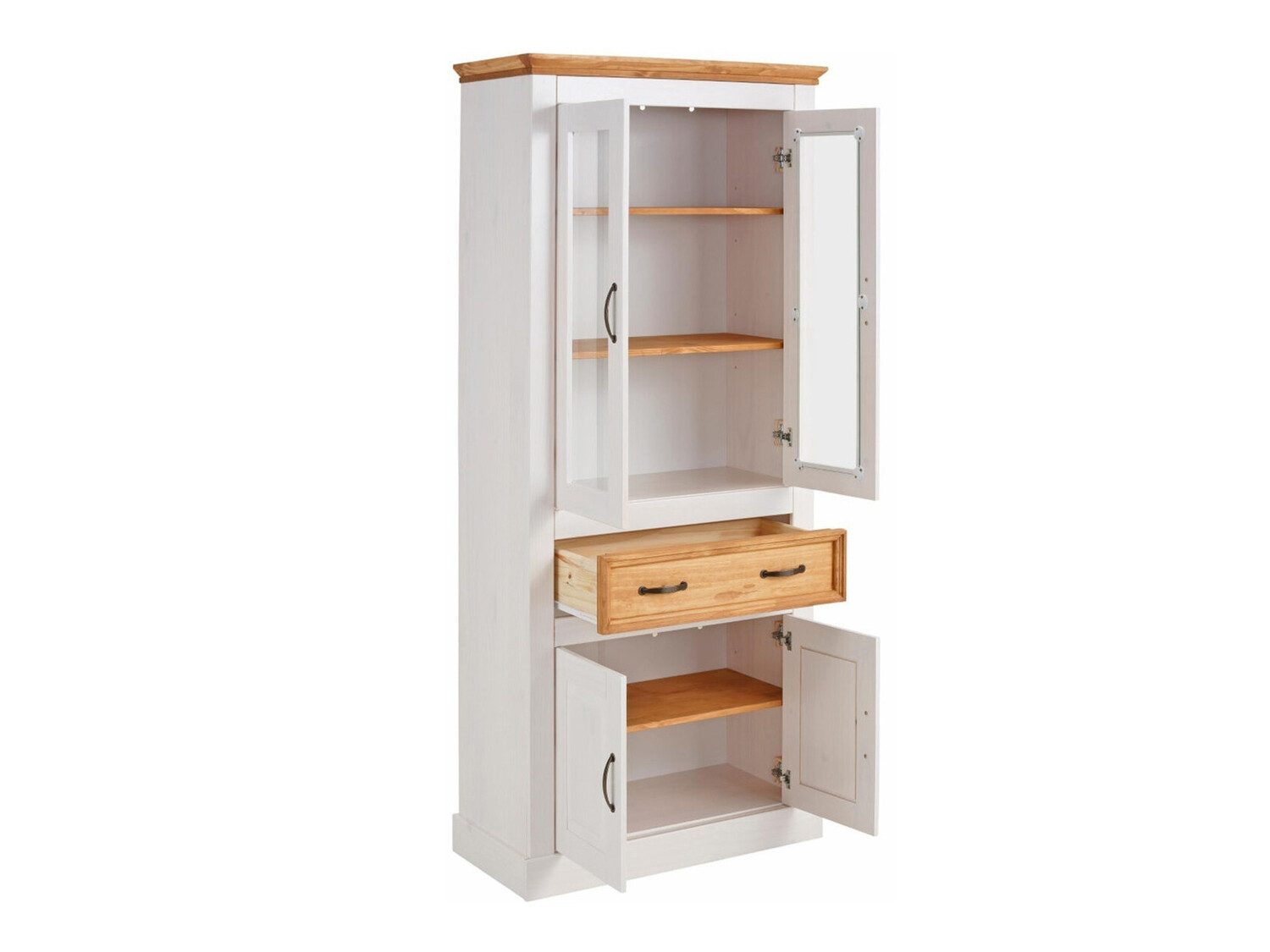 Βιβλιοθήκη Tolelio 103 (Άσπρο + Πεύκο)