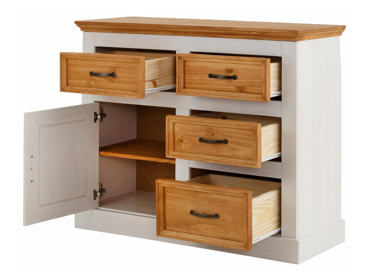 Συρταριέρα Tolelio 100 (Άσπρο + Πεύκο)