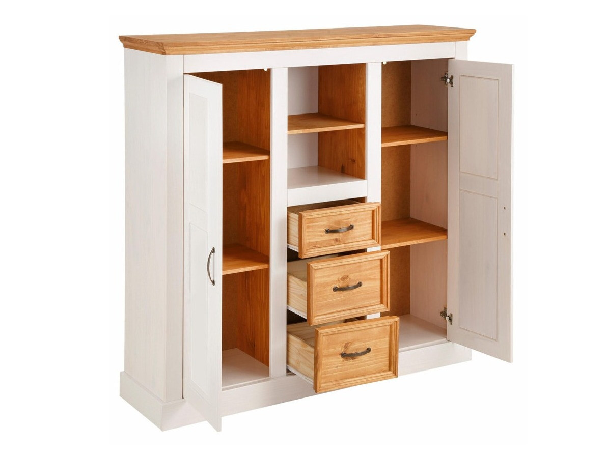 Συρταριέρα Tolelio 104 (Άσπρο + Πεύκο)