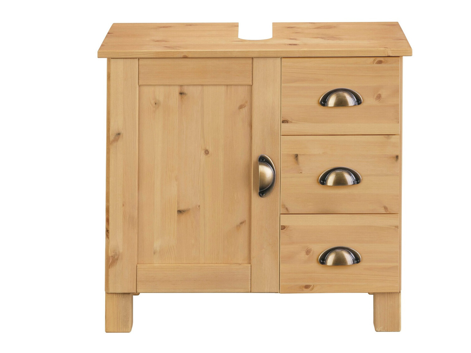 Όρθιο ντουλάπι νιπτήρα μπάνιου Serelbu 101 (Πεύκο)