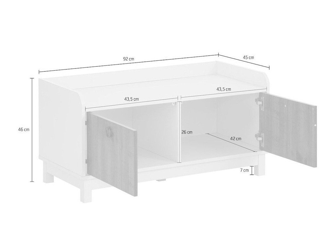 Shoe cabinet Denton 177