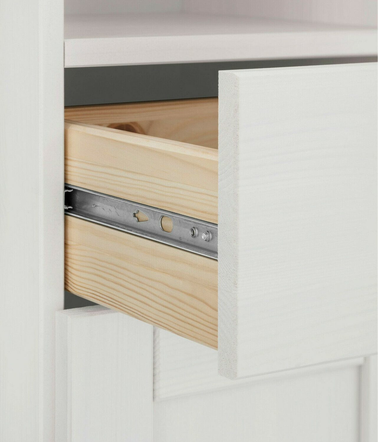 Όρθιο ντουλάπι μπάνιου Serelbu 105 (Άσπρο + Ανοιχτό καφέ)