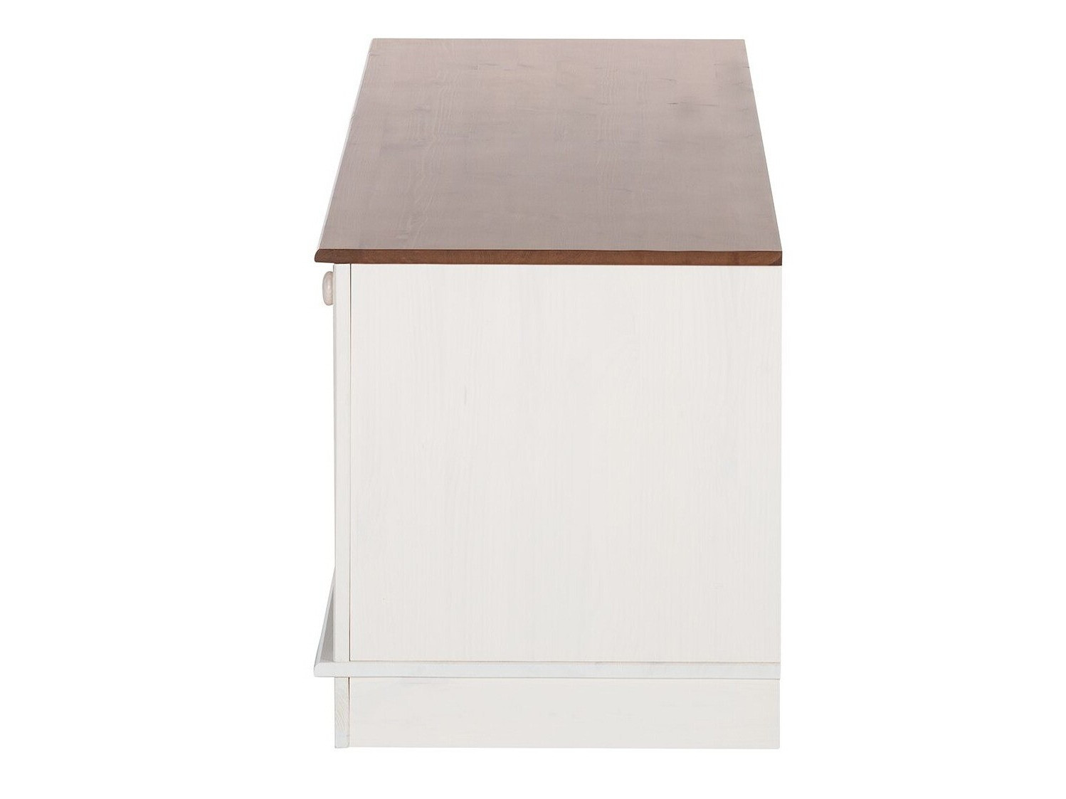 TV stand Saltoro 101 (White + Honey oak)