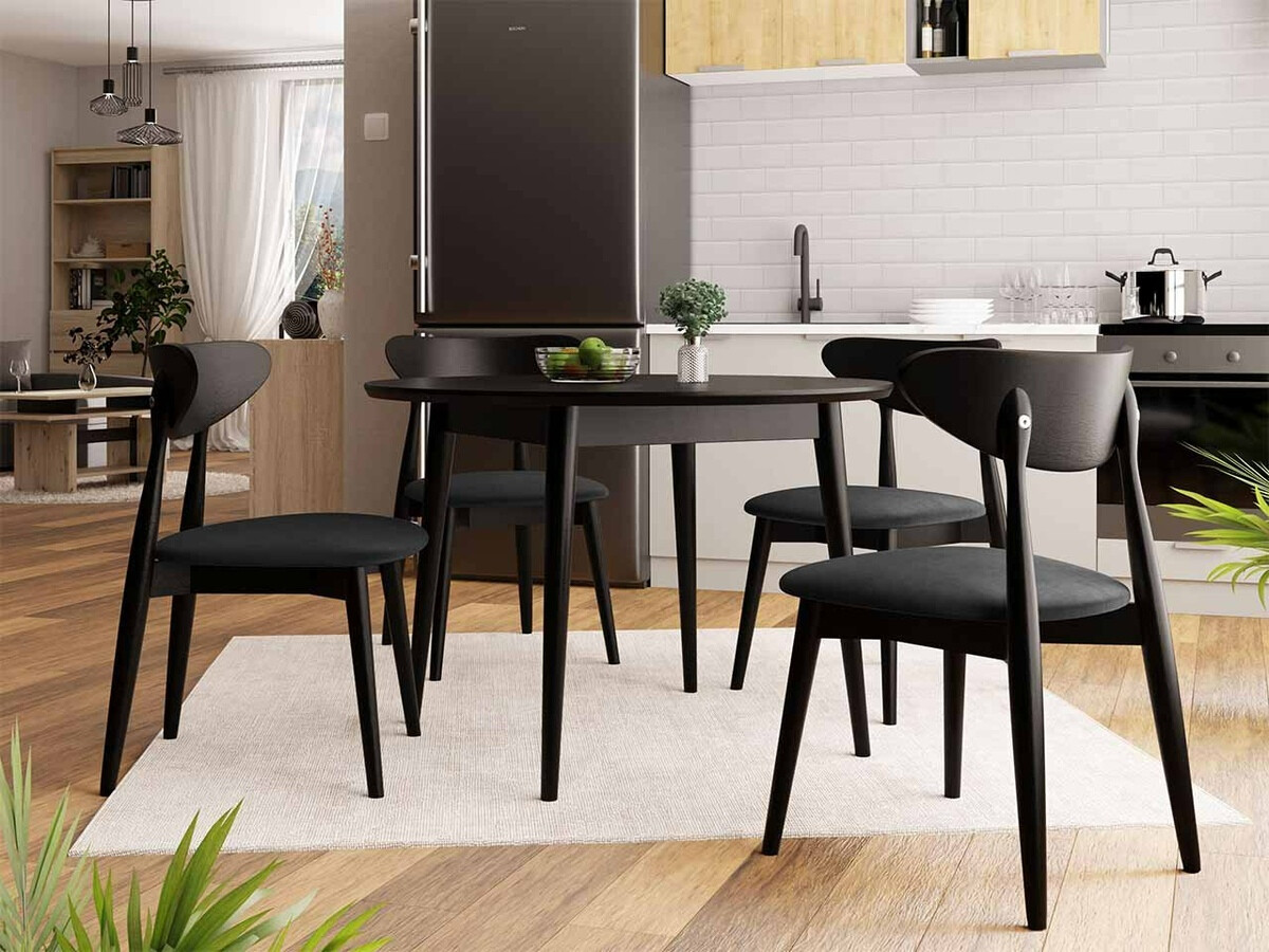 Chair Racine 110 (Black + Magic Velvet 2219)