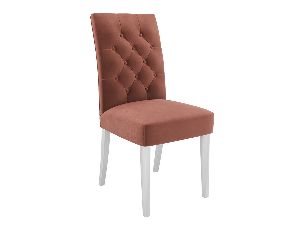 Καρέκλα Racine 111 (Άσπρο + Magic Velvet 2258)