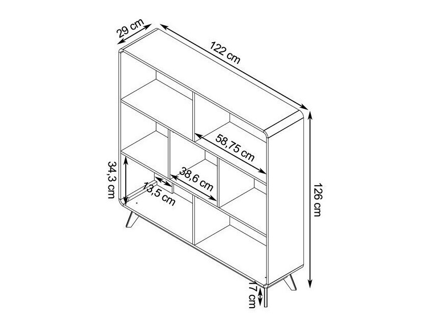 Σετ επίπλων σαλονιού Elbtena 113 (Δρυς + Άσπρο)