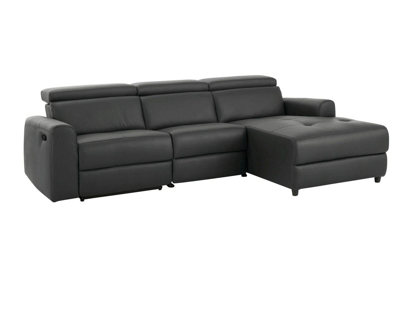Corner sofa recliner Denton 503 (Dark grey)