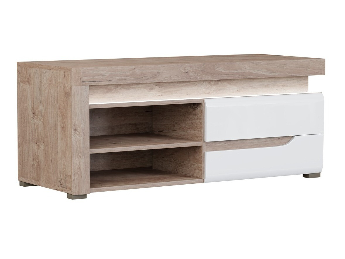 TV stand Revelmi 100 (Oak + Glossy white)