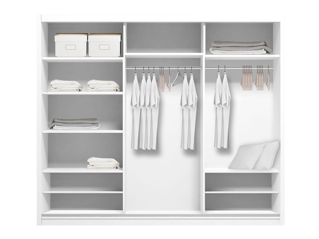 Wardrobe Longview 100 (Matte white)
