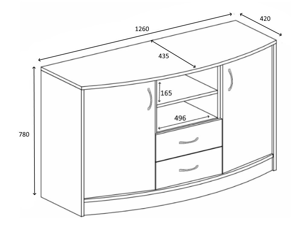 Σετ διαδρόμου Omaha A113 (Trufel δρυς)