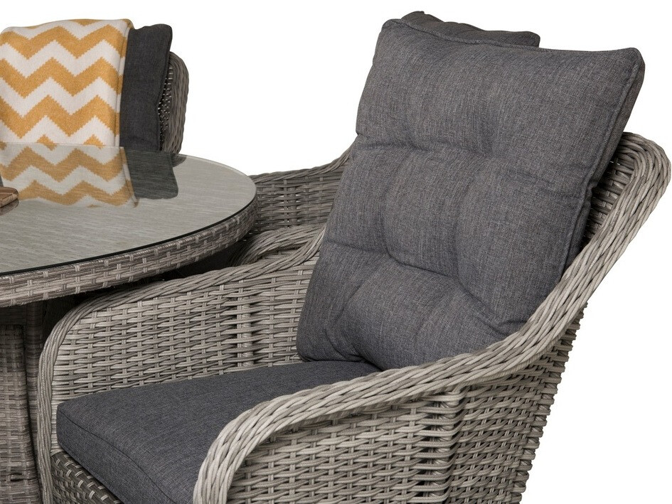 Outdoor armchair Dallas 743 (Grey)