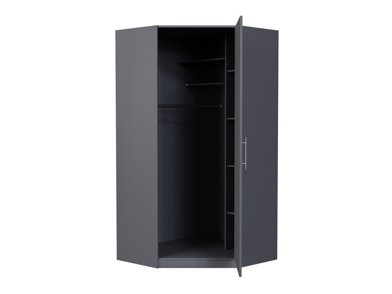 Corner wardrobe Cavmero 106 (Anthracite)